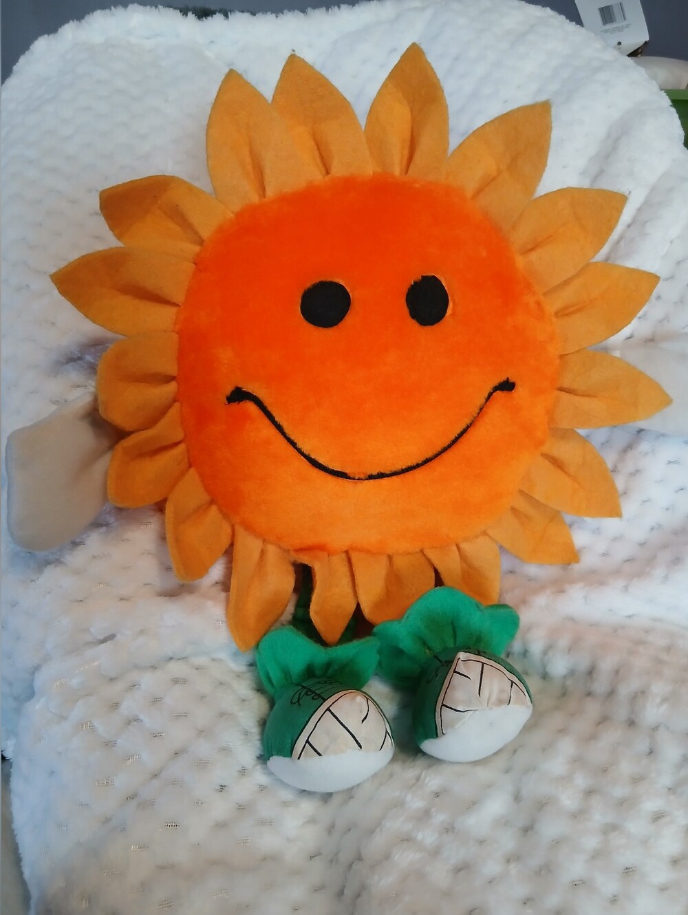 2/$14 Vintage Playwalker Sunflower Plush Stuffed Toy Flower Retro Kid Decor 90s